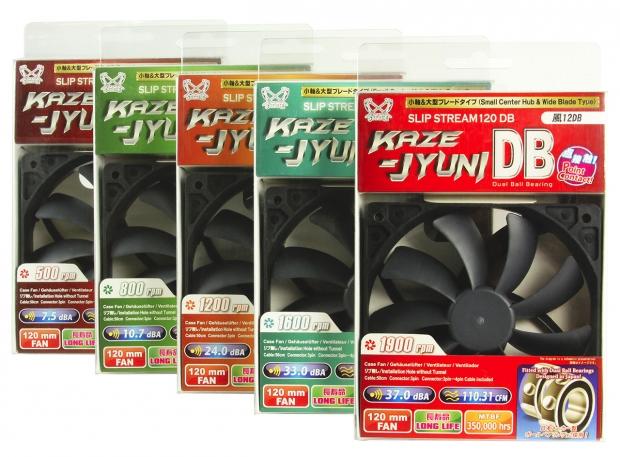 Scythe Releases Slip Stream 120 DB Fans with Dual Ball Bearing 049