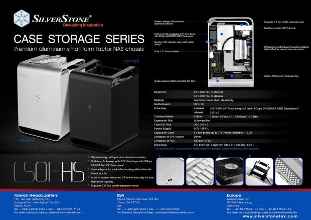 SilverStone Case Storage Series CS01 and CS01-HS 061