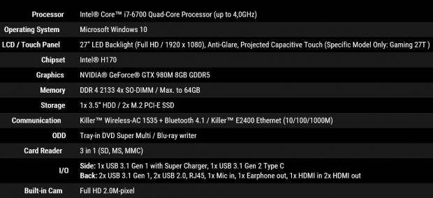 MSI Announces the Gaming 27 AIO Desktop 09