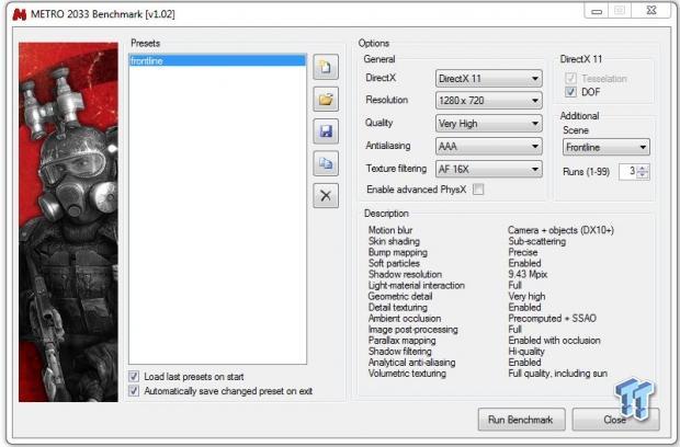 Performance with a Sapphire Radeon HD 7770 FleX overclocked at 720p on our BitFenix Prodigy PC 09