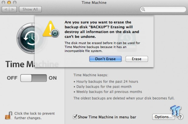 before using mac time machine