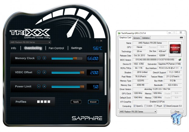 Sapphire Radeon R9 290x Tri X Overclocked Power Consumption Numbers Tweaktown