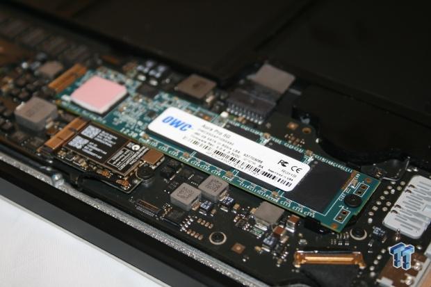 Open enlarged image Upgrading the SSD in your Apple MacBook Air with OWC's 480GB Aura Pro Solid State Drive 24