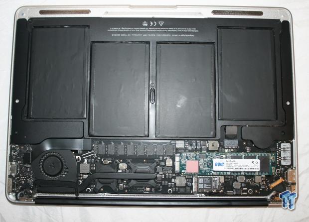 Open enlarged image Upgrading the SSD in your Apple MacBook Air with OWC's 480GB Aura Pro Solid State Drive 25